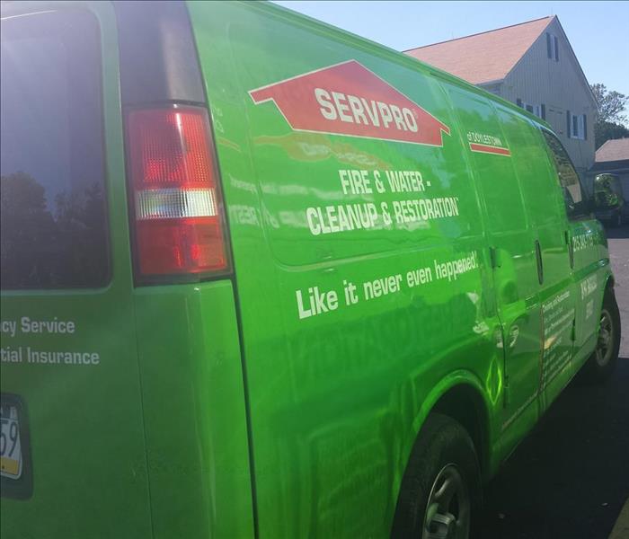 SERVPRO van.