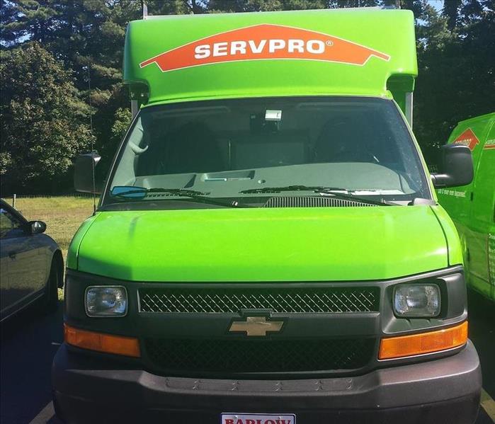 Front of SERVPRO truck.