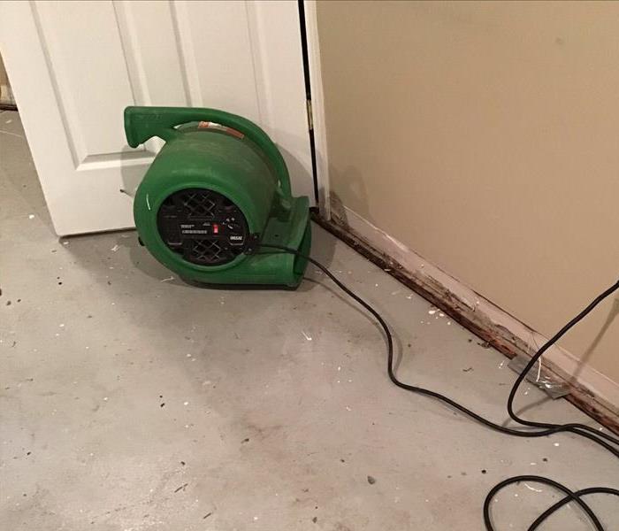 Air dryer on floor.