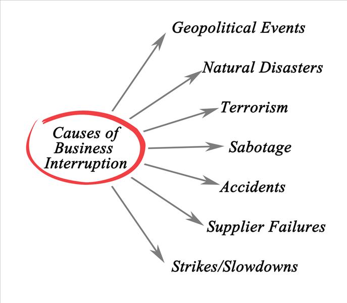 Causes of business interruption