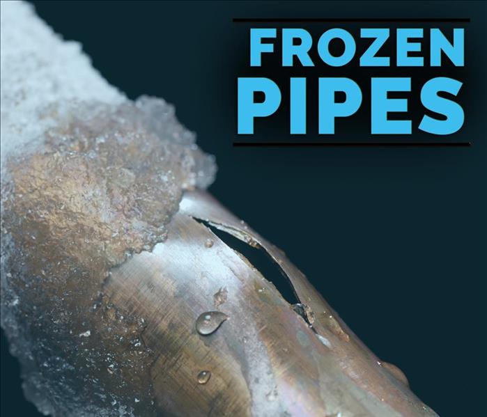Burst pipe, frozen pipe