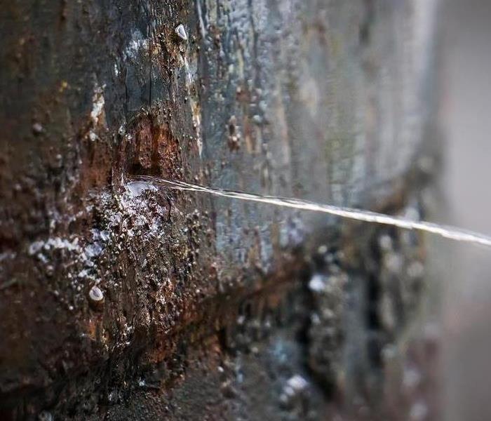 Leaking pipe.